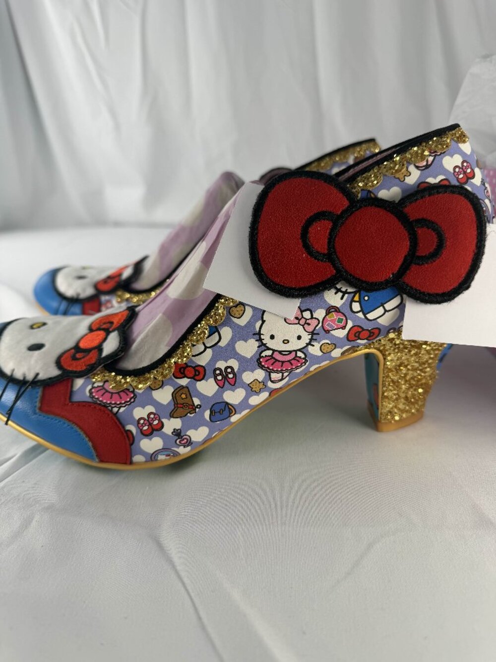 Irregular Choice X Hello Kitty Low Heel Online Exclsv Pumps Size 44 NIB NWT